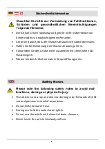 Preview for 2 page of Westfalia 86 98 98 Instruction Manual