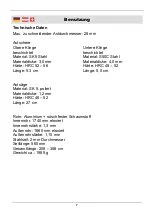 Preview for 7 page of Westfalia 87 24 88 Instruction Manual