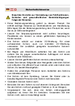 Preview for 3 page of Westfalia 87 67 79 Original Instructions Manual