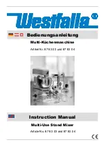 Westfalia 87 83 03 Instruction Manual preview