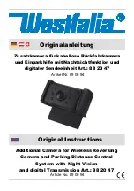 Preview for 1 page of Westfalia 88 20 47 Original Instructions