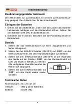 Предварительный просмотр 4 страницы Westfalia 88 69 89 Instruction Manual