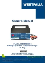 Preview for 1 page of Westfalia 900001506599 Owner'S Manual