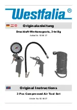 Westfalia 92 86 37 Original Instructions Manual preview