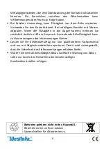 Preview for 6 page of Westfalia 94 24 56 Original Instructions Manual