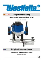 Westfalia 94 53 49 Original Instructions Manual preview