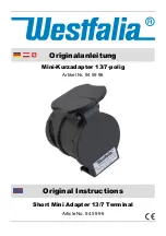 Westfalia 94 59 96 Original Instructions preview