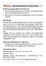 Preview for 3 page of Westfalia 941963 Original Instructions Manual