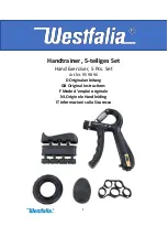 Предварительный просмотр 1 страницы Westfalia 95 98 96 Original Instructions Manual