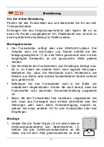 Preview for 8 page of Westfalia 96 11 10 Instruction Manual