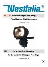 Предварительный просмотр 2 страницы Westfalia 96 11 36 Instruction Manual