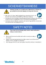 Preview for 6 page of Westfalia 96 87 48 Original Instructions Manual