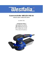 Preview for 1 page of Westfalia 96 97 95 Original Instructions Manual