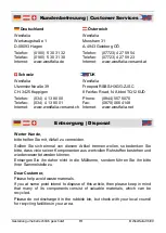 Preview for 7 page of Westfalia 97 16 06 Instruction Manual