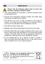 Предварительный просмотр 3 страницы Westfalia Acrylic Ice Man Instruction Manual