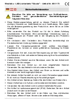 Preview for 2 page of Westfalia Bell Safety Notes / Operating