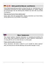 Preview for 3 page of Westfalia DB-82X2 Instruction Manual