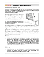 Preview for 10 page of Westfalia DD-HT33/18 Instruction Manual