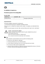 Preview for 8 page of Westfalia DIN 11446 Installation Instructions Manual