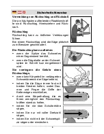 Предварительный просмотр 10 страницы Westfalia GM BK 4545 Instruction Manual