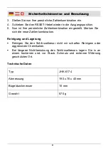 Preview for 6 page of Westfalia JHK-6174 Instruction Manual