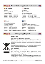 Preview for 15 page of Westfalia KDL-502 Instruction Manual