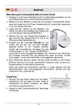 Preview for 14 page of Westfalia Laser 2000 13 09 06 Instruction Manual