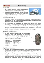 Preview for 12 page of Westfalia Laser 2000 66 61 72 Instruction Manual