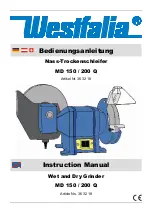 Preview for 2 page of Westfalia MD 150 Q Instruction Manual