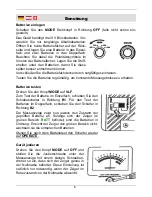 Preview for 10 page of Westfalia MD-3006 SS Instruction Manual