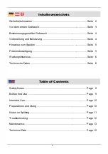 Preview for 6 page of Westfalia Michel 80 30 29 Instruction Manual