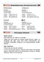 Preview for 7 page of Westfalia NST-S-16 Instruction Manual