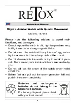 Preview for 4 page of Westfalia RETOX 18 70 62 Instruction Manual