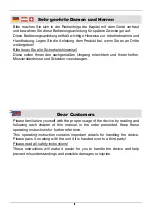 Preview for 3 page of Westfalia Tornado 80 03 92 Instruction Manual