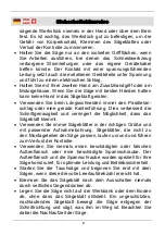 Preview for 10 page of Westfalia TSMM125 Operating Instructions Manual