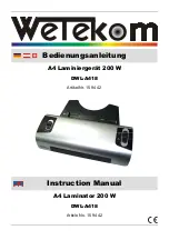 Preview for 2 page of Westfalia Wetekom 15 94 42 Instruction Manual