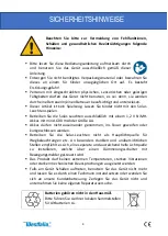 Preview for 4 page of Westfalia Wetelux 96 76 74 Instruction Manual