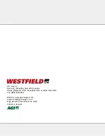 Предварительный просмотр 62 страницы Westfield 100-31 Operating Manual