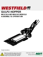 Preview for 1 page of Westfield GULP2 HOPPER MKX130 Assembly & Operation