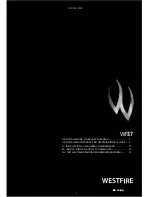 Westfire WF 37 Installation Manual And Operating Instructions preview