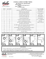 Preview for 1 page of Westin 21-23290 Installation Instructions