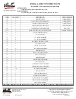 Preview for 1 page of Westin 21-3570 Installation Instructions Manual