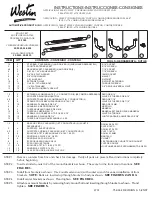 Preview for 1 page of Westin 22-1395 Instructions