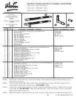 Preview for 1 page of Westin 22-1635 Instructions