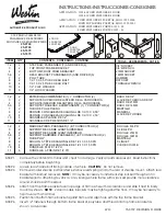 Preview for 1 page of Westin 25-0760 Instructions