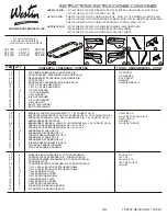 Westin 25-1100 Instructions preview