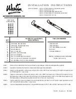 Westin 25-2130 Installation Instructions preview