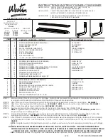 Westin 27-1495 Instructions preview