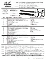 Предварительный просмотр 1 страницы Westin 27-1585 Instructions