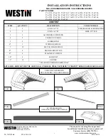 Preview for 1 page of Westin 27-64710 Installation Instructions Manual